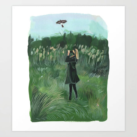 Birding For The Soul Art Print 8" x 9"